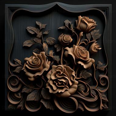 3D model st roses (STL)